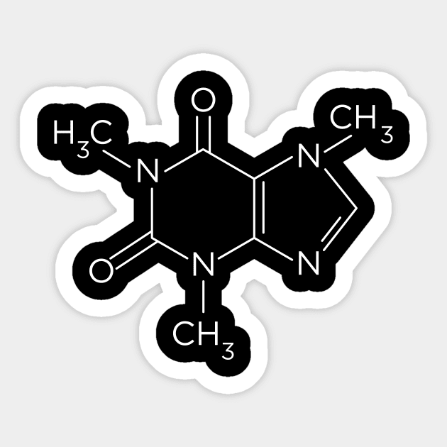 What's in Caffeine? Sticker by burder